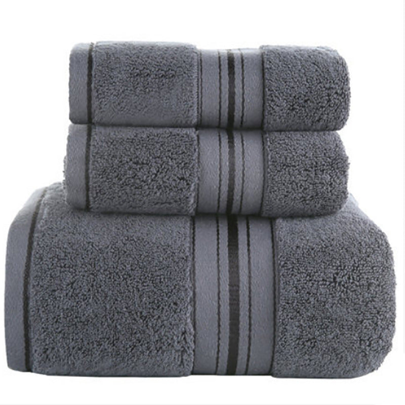 Pure Cotton Bath Towel 3 Piece Set