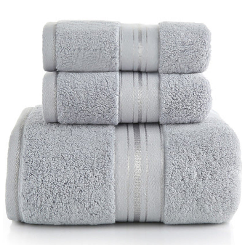 Pure Cotton Bath Towel 3 Piece Set