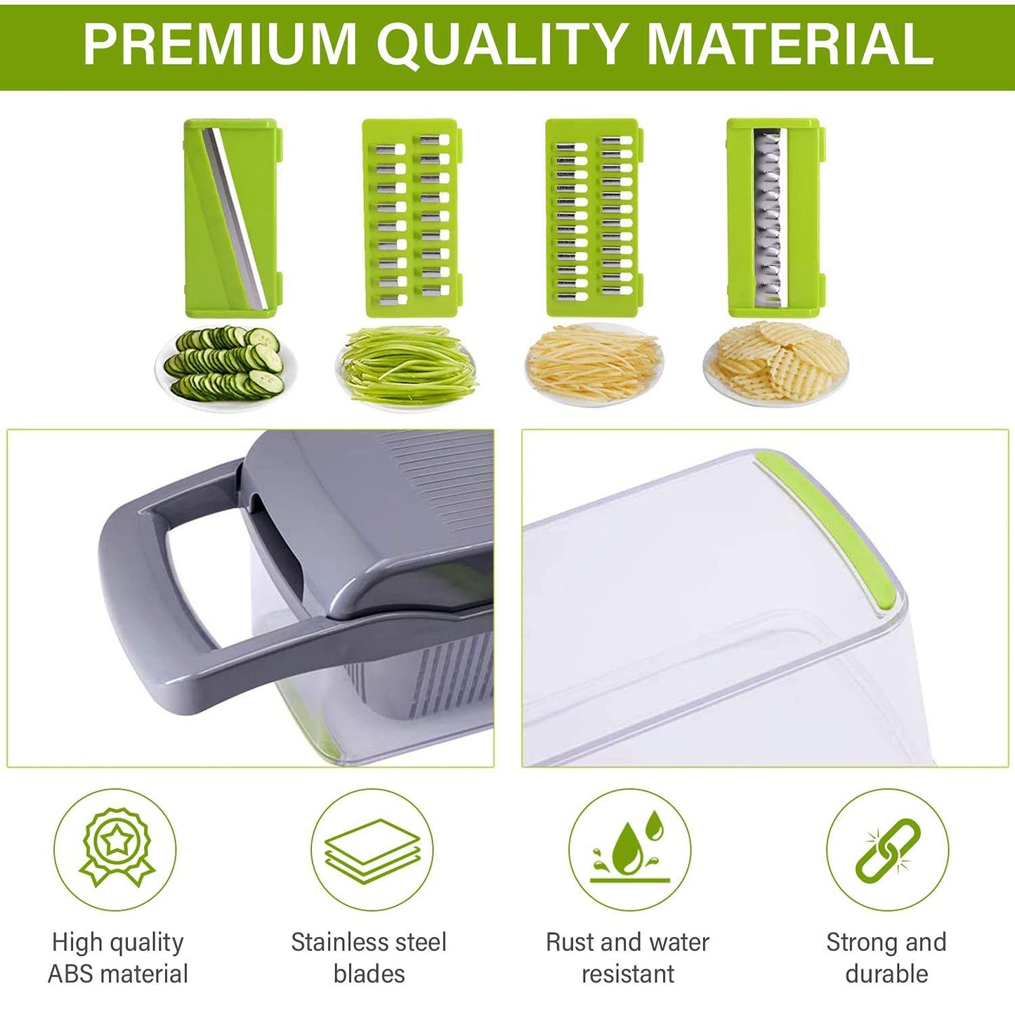 12 In 1 Manual Vegetable Chopper/Slicer